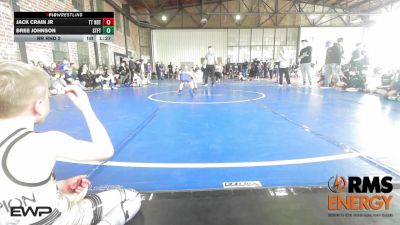 61 lbs Rr Rnd 2 - Jack Crain Jr, Team Tulsa NDT vs Bree Johnson, Standfast