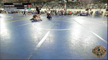 70 lbs Semifinal - Elijah Detjen, Spartan Wrestling Fort Smith vs Hollis Federico, Muskogee Rougher Youth Wrestling