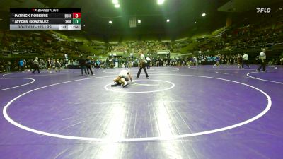 175 lbs Quarterfinal - Patrick Roberts, Buchanan vs Jayden Gonzalez, Shafter