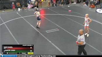 82 lbs Champ. Round 2 - Landon Jaski, IL vs Sam Dagel, MN