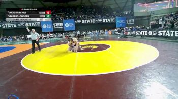 Boys 3A 165 lbs Cons. Round 4 - Gabriel Cooper, Evergreen (Vancouver) vs Jude Sanchez, North Thurston