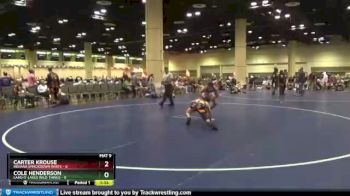 106 lbs Round 4 (10 Team) - Carter Krouse, Indiana Smackdown White vs Cole Henderson, Land O` Lakes Wild Things