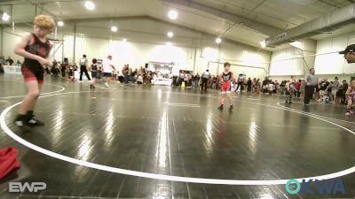 55 lbs Consi Of 4 - Kenneth Silkey, Hilldale Youth Wrestling Club vs Kysen Morgan, Fort Gibson Youth Wrestling