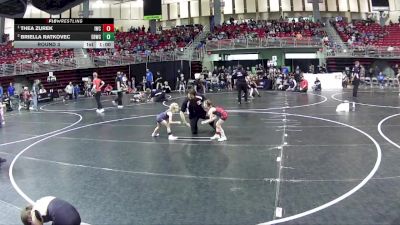 39-42 lbs Round 3 - Thea Zurek, Impact Wrestling Club vs Briella Ratkovec, East Butler Wrestling Club
