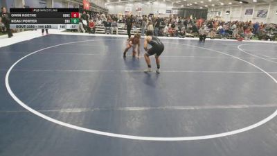 150 lbs Cons. Rd Of 16 - Owin Koethe, Big Game Wrestling Club vs Noah Porter, Shelton Wrestling Academy