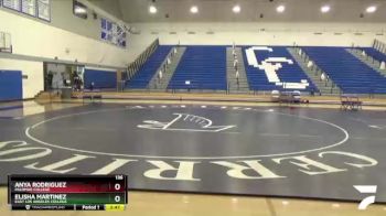 136 lbs Champ. Round 1 - Elisha Martinez, East Los Angeles College vs Anya Rodriguez, Palomar College