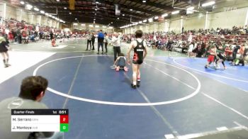 106 lbs Quarterfinal - Maika Serrano, Grindhouse WC vs Jayden Montoya, Hub City WC