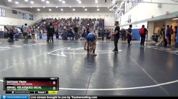 145 lbs Cons. Round 2 - Nathan Tran, El Camino Real High School vs Israel Velazquez-Ixcal, Villa Park High School