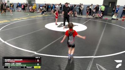 55 lbs Rr2 - Kiera-Lee Jones, Baranof Bruins Wrestling Club vs Isabella Graham, Mat-Su Matmen