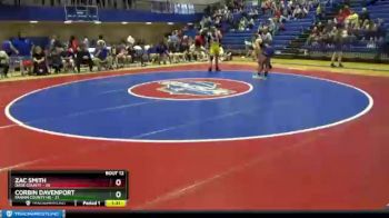 160 lbs Placement Matches (8 Team) - Zac Smith, Dade County vs Corbin Davenport, Fannin County HS