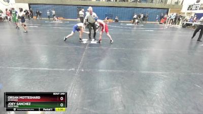 85 lbs Cons. Semi - Joey Sanchez, Deer Park vs Orsan Motteshard, Riverside