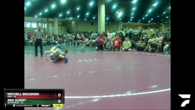 150 lbs Round 2 (6 Team) - Mitchell Brozenski, PWC vs Reis Suskey, Buccinoles