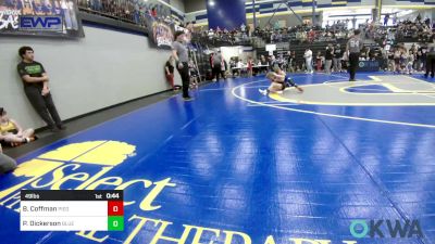 49 lbs Semifinal - Bodee Coffman, Piedmont vs Preslie Dickerson, Blue Devil Wrestling