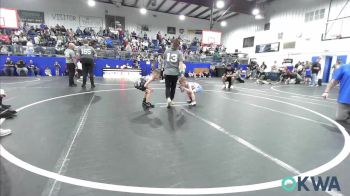 46 lbs Consi Of 8 #2 - Jericho Williams, Powerhouse Gold vs Conor Barber, Little Axe Takedown Club