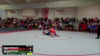 106 lbs Cons. Round 2 - Roman Balcazar, Fort Lupton vs Isack Doumbouya, Legend
