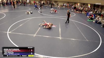 84 lbs Round 1 - Bode Hutchinson, Grand Rapids Screaming Yetis Wrestling Club vs Levi Fraley, Forest Lake Wrestling Club