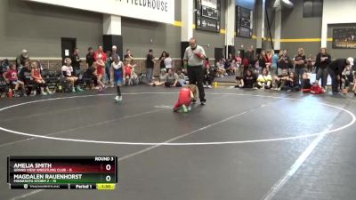 65 lbs Round 3 (4 Team) - Amelia Smith, Grand View Wrestling Club vs Magdalen Rauenhorst, Minnesota Storm 2