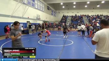 106 lbs Cons. Round 2 - Sienna Montanez, Pounders WC vs Rebekah Jimenez, Lawndale
