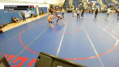 215 lbs 3rd Place Match - Levi Means, Yucaipa Thunder Wrestling Club vs Caleb Ocampo, Dethrone WC