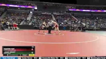 152 lbs Quarterfinal - Hunter May, Evansville Mater Dei vs Jaden Grant, New Albany