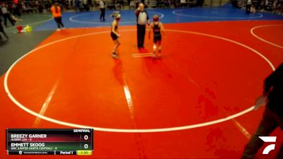 85 lbs Semis (4 Team) - Breezy Garner, Albert Lea vs Emmett Skoog, UNC (United North Central)