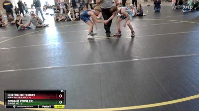 95 lbs Round 4 (6 Team) - Donnie Fowler, Dundee WC vs Lexton Ketchum, Ninja Killer Black