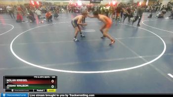 149 lbs Cons. Round 2 - Nolan Kriegel, IA vs Josiah Walbom, OH