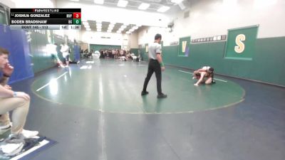 113 lbs Champ. Round 1 - Joshua Gonzalez, Murrieta Valley vs Boden Bradshaw, Boulder City