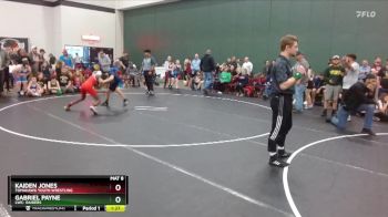 107 lbs Cons. Semi - Kaiden Jones, Tomahawk Youth Wrestling vs Gabriel Payne, LWC: Raiders