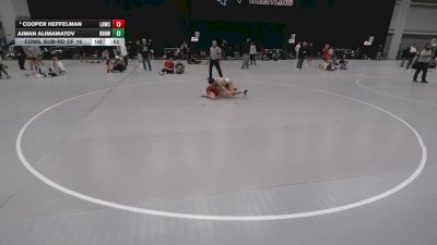 96 lbs Cons. Sub-rd Of 16 - Cooper Heffelman, Legacy Boltz Wrestling Club vs Aiman Alimamatov, Built By Brunson Wrestling