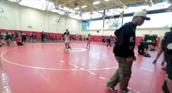 100 lbs Champ. Round 3 - Emily Mayorga, Eisenhower vs Pia Hill, Folsom