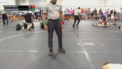 106 lbs Round 2 (4 Team) - Hudson McFate, Level Up Black vs William Ashley, Reverence United White