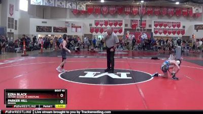 75 lbs Cons. Round 2 - Ezra Black, Victory School Of Wrestling vs Parker Hill, Benson