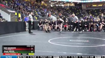 138 lbs Consolation Wb - Koy Davidson, 7-Fort Dodge vs Isaac Bruhl, 6-Ankeny Centennial