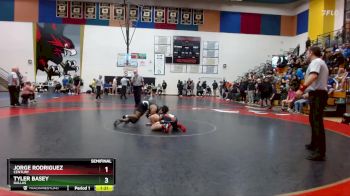 150 lbs Semifinal - Jorge Rodriguez, Century vs Tyler Basey, Dallas