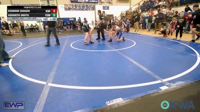 130 lbs Rr Rnd 2 - Dominik Dinger, Newkirk Takedown Club vs Kenneth Smith, Ponca City Wildcat Wrestling