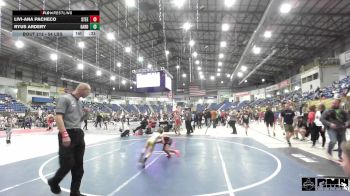 54 lbs Semifinal - Livi-Ana Pacheco, Steel City Reloaded WC vs Ryus Ardery, Garden City Wrestling Club