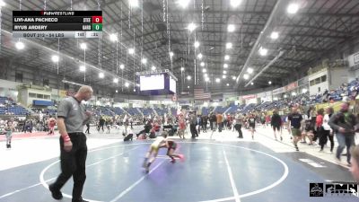 54 lbs Semifinal - Livi-Ana Pacheco, Steel City Reloaded WC vs Ryus Ardery, Garden City Wrestling Club