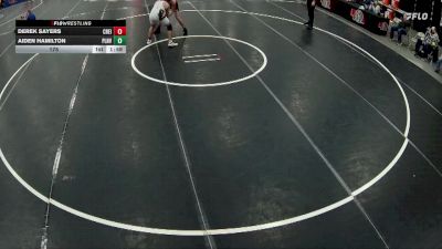 175 lbs Finals (8 Team) - Derek Sayers, Creighton vs Aiden Hamilton, Plainview