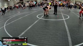 135 lbs 1st Place Match - Weston Divelbiss, Fort Hill Mat Club vs Jake Taylor, Warhawks