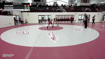 119 lbs Quarterfinal - Tatum Lively, Muldrow vs Cain Winans, Vian