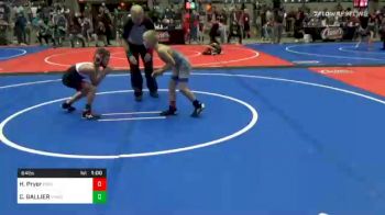 64 lbs Quarterfinal - Hunter Pryor, PRYOR TIGERS vs COLE GALLIER, Verdigris Youth Wrestling