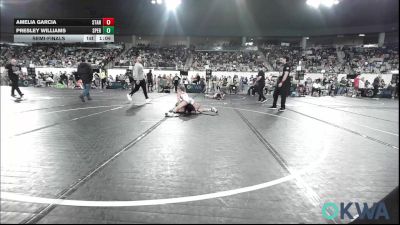 85 lbs Semifinal - Amelia Garcia, Standfast vs Presley Williams, Sperry Wrestling Club
