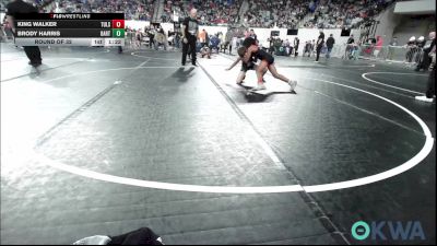 83 lbs Round Of 32 - King Walker, Tulsa Blue T Panthers vs Brody Harris, Bartlesville Wrestling Club