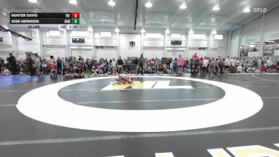 80 lbs Round Robin 1 - Hunter Davis, Tri State Hammers - EL vs Jose Herndon, Rebellion - EL