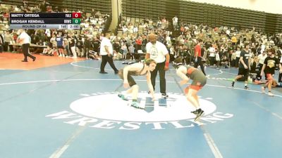 128-H lbs Round Of 64 - Matty Ortega, Yale Street vs Brogan Kendall, RRWC
