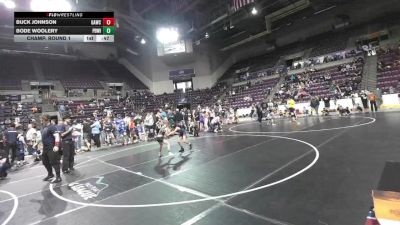 58.4-59.4 lbs Champ. Round 1 - Buck Johnson, GRIT Athletics Wrestling Club vs Bode Woolery, Palmer Divide Wrestling Inc.