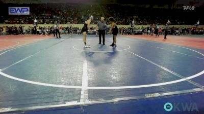 140 lbs Quarterfinal - Jalynn Roberson, Wagoner Heat vs Rosco Lewis, Prodigy Elite Wrestling