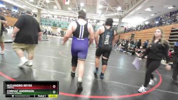 285 lbs Quarterfinal - Cormac Anderson, Spanish Springs vs Alejandro Reyes, Arroyo