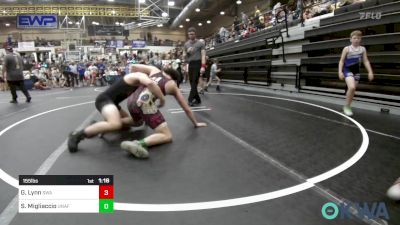 155 lbs Rr Rnd 2 - Garrett Lynn, Shelton Wrestling Academy vs Steven Migliaccio, Unaffiliated